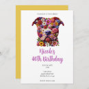 Search for death birthday invitations Floral