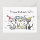 Search for cat singing birthday cards Kitty