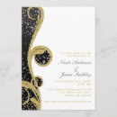 Search for black white and silver wedding invitations Floral
