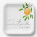 Search for cutie plates Little cutie baby shower