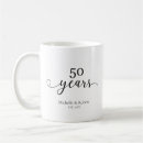 Search for 50 years anniversary mugs Elegant