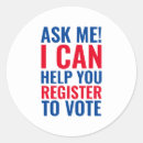 Search for vote me stickers Political