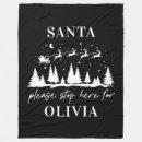 Search for black santa blankets Reindeer