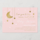 Search for to the moon and back invitations Gold