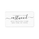 Search for monogram address return address labels Typography