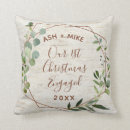 Search for first christmas cushions Engagement