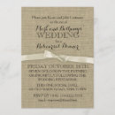 Search for burlap rehearsal dinner invitations Modern