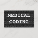 Search for medical coding business cards Anatomy