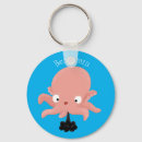 Search for cute octopus key rings Under the sea