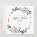 Search for gold circle frame invitations Watercolor