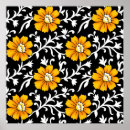 Search for black floral pattern posters Background