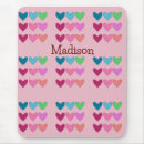 Search for fun heart mouse mats Cute