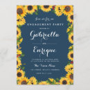 Search for sunflower engagement party invitations Floral