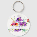 Search for purple iris key rings Floral