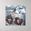 Search for spirits canvas prints Wolf