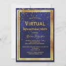 Search for virtual party invitations Gold