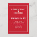 Search for hearts rehearsal dinner invitations Vintage