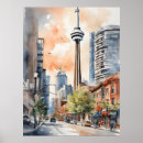 Search for map of toronto posters Watercolor