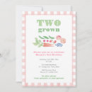 Search for peach and green birthday invitations Girl