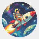 Search for retro rocket ship stickers Sci fi