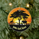 Search for africa christmas tree decorations Animals