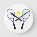 Search for tennis racket clocks Illustration
