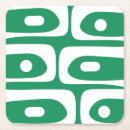 Search for green white pattern coasters Abstract