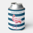 Search for pink flamingo can coolers Beach