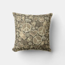 Search for peace sign symbol cushions Hippy