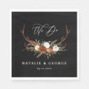 Search for black floral napkins Botanical