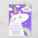 Search for unicorn rainbow colours invitations Cute
