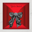 Search for red black christmas invitations Anniversary