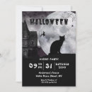 Search for black cat halloween invitations Illustration