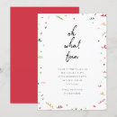 Search for confetti seasonal invitations Party