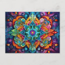 Search for colourful mandalas postcards Pattern