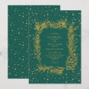 Search for evergreen wedding invitations Elegant