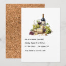 Search for gourmet invitations Wine and cheese