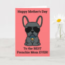 Search for blue mothers day cards French bulldog mum