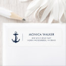 Search for nautical anchor return address labels Change of address