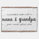 Search for nana blankets Grandparents