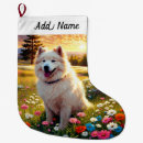 Search for samoyed christmas stockings Pets