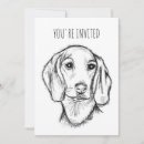 Search for black white dog invitations Pet
