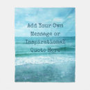 Search for inspirational quotes blankets Coastal