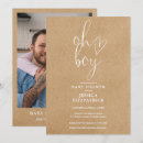 Search for rustic baby boy shower invitations Minimalist