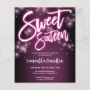 Search for hot pink 16 Sweet sixteen evite