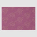 Search for burgundy and gold tissue paper Floral