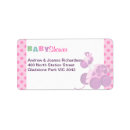 Search for polkadot return address labels Pink