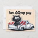 Search for romantic cats postcards Black cat