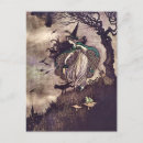 Search for witches broom postcards Magic