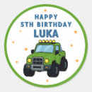 Search for monster birthday stickers Green